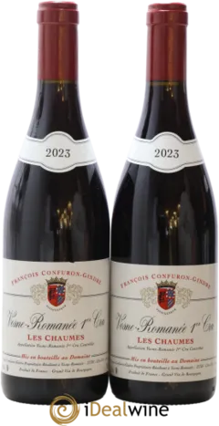 photo du vin Aoc Vosne-Romanée 1er Cru les Suchots Domaine François Confuron-Gindre