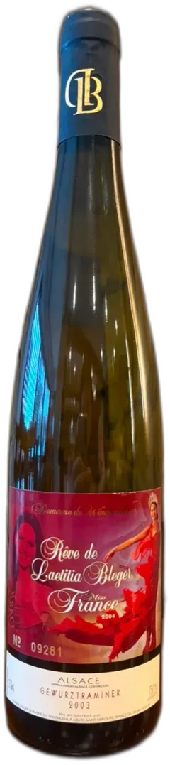 photo du vin Réédition Gewurztraminer Miss