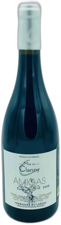 image du vin Rouge Amigas Clanny Aop Terrasses du Larzac