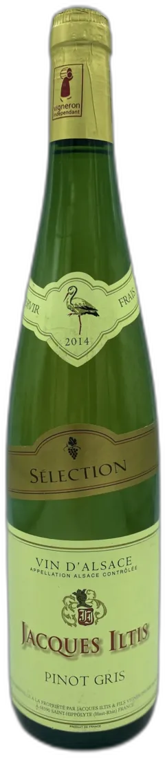 photo du vin Blanc Pinot Gris Iltis Aop Vin d’Alsace