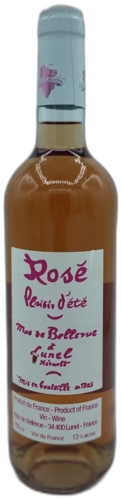 photos du vin Plaisir d’Eté Bellevue Vdf