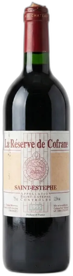 image du vin La Réserve de Cofrane