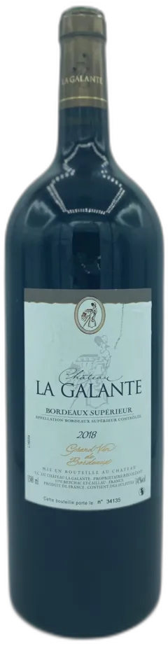 capture du vin mg Supérieur Galante Aop Bordeaux