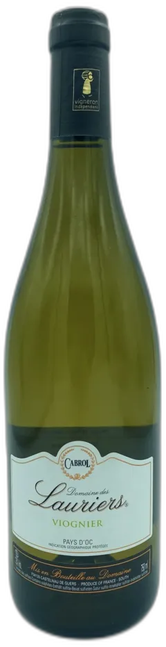 vue du vin Viognier Lauriers Igp Pays d’oc