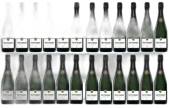 illustration du vin Champagne Taittinger Prestige 2 Flutes