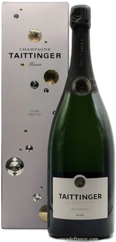 illustration du vin Champagne Taittinger Prestige 2 Flutes