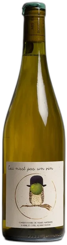 vue du vin Ceci n’Est Pas un Vin Blanc
