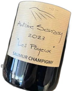 image du vin Domaine Antoine Sanzay "les Poyeux" Saumur Champigny Rouge Saumur-Champigny Bio