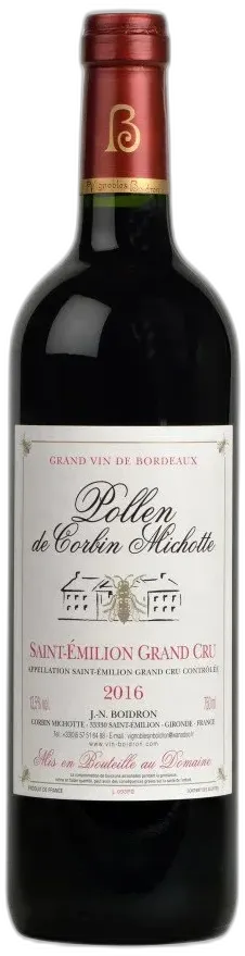 photo du vin Château Corbin Michotte Saint-Emilion Grand Cru Pollen