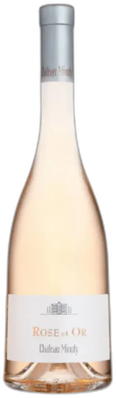 photos du vin Minuty Rosé et or