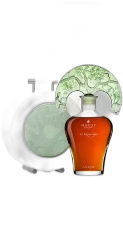 image du vin Hardy Quatre Saisons "le Printemps" Carafe Lalique Numérotée