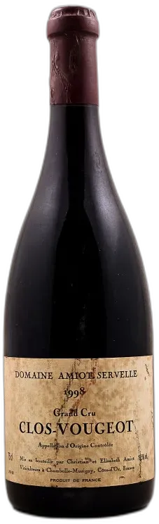 photo du vin Amiot Servelle Clos Vougeot 1998