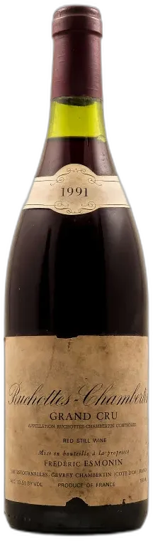 photo du vin Frederic Esmonin Ruchottes Chambertin 1991