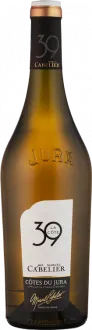 vue du vin Côtes du Jura Blanc la Côte 39 Domaine Marcel Cabelier