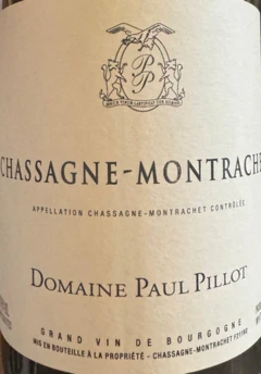 photo Chassagne-Montrachet 2022 Paul Pillot Blanc