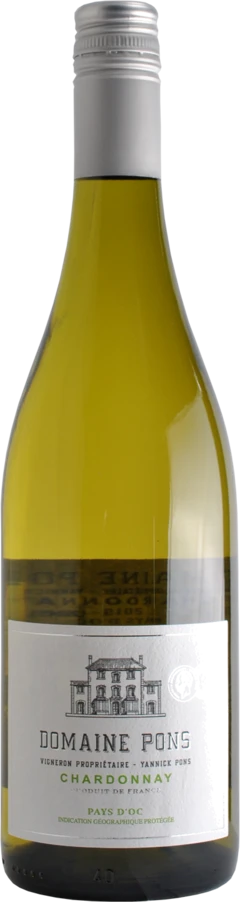 photo 2023 Domaine Pons Chardonnay Igp Pays D’oc Yannick Pons Vigneron