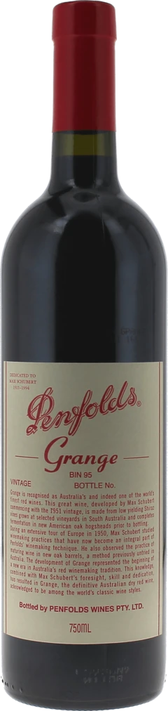 photo Penfolds Grange 2001 Australie, Vin Australien