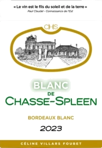 photo Blanc de Chasse-Spleen 2023