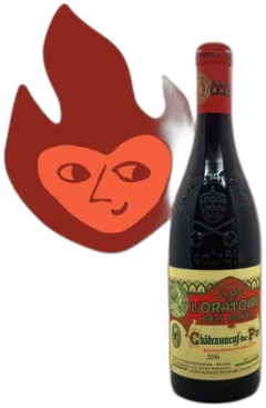 vue du vin Clos de l’Oratoire des Papes