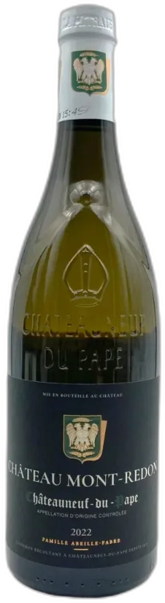 vue du vin Château Mont-Redon Châteauneuf du Pape Aop Blanc