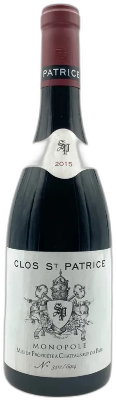 photo du vin Clos Saint Patrice Châteauneuf du Pape 2018