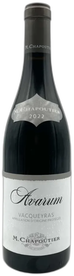 photo du vin Chapoutier Avarum Vacqueyras Rouge
