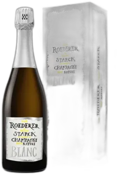 vue du vin Champagne Louis Roederer Brut Nature Starck Edition 2015