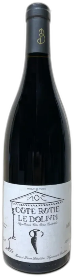 vue du vin Marie et Pierre Bénetière Côte-Rôtie "le Dolium"