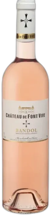 vue du vin Château de Font Vive Bandol Rosé