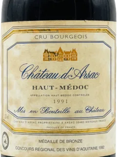 image du vin Château d’Arsac