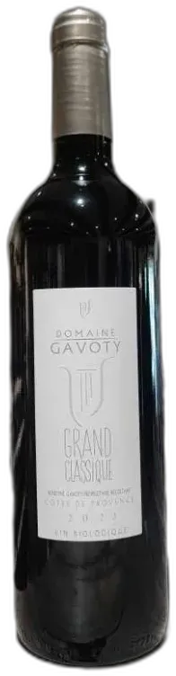 photo Côtes de Provence Rouge Grand Classique Domaine Gavoty 2022