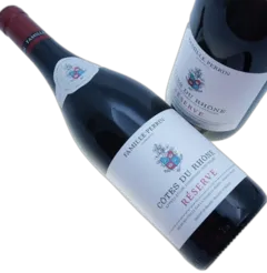 capture du vin Famille Perrin Réserve Côtes du Rhône Rouge 2023