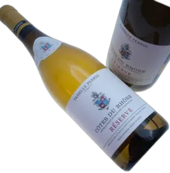 vue du vin Domaine Perrin Réserve Côtes du Rhône Blanc 2024
