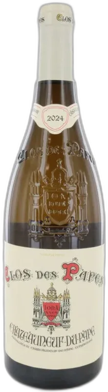 capture du vin Clos des Papes Blanc