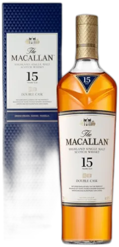 photo Macallan Single Highland Malt Scotch Whisky Double Cask 15 Ans
