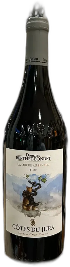 image du vin Domaine Berthet-Bondet "la Queue au Renard" Côtes du Jura Rouge Bio