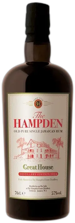 photo du vin Hampden Molasses Jamaican Rhum "Great House Release " Brun Giftbox