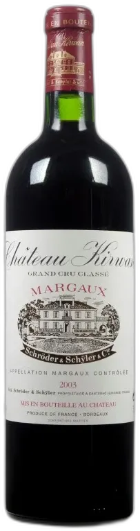 photo du vin Château Kirwan