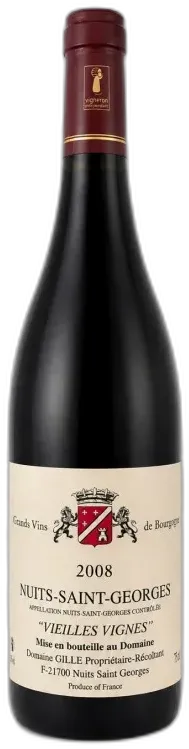 capture du vin Domaine Gille Nuits Saint Georges 2006