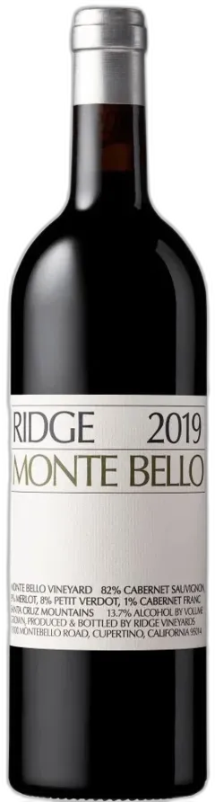 photo du vin Ridge Vineyards Monte Bello