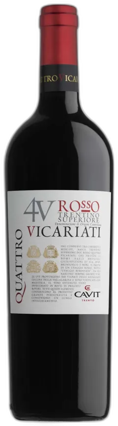 photo du vin Trentino Superiore Doc Rosso Quattro Vicariati Cavit