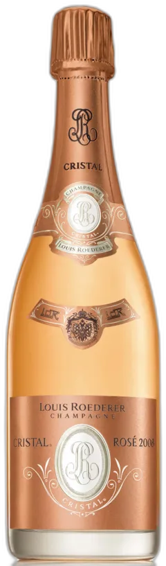 vue du vin Cristal Roederer Rosé