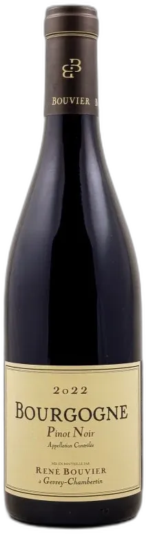 image du vin René Bouvier Bourgogne Pinot Noir