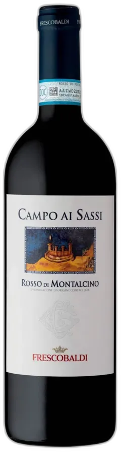 vue du vin Rosso di Montalcino Doc “Campo ai Sassi” Frescobaldi