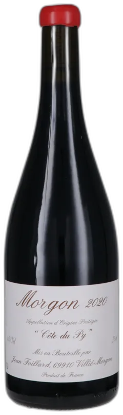 photo du vin Morgon Côte du py Jean Foillard