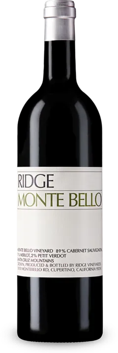 photo du vin Ridge Vineyards Monte Bello