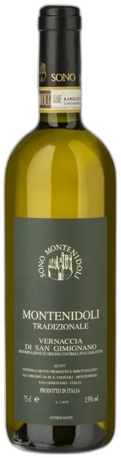 photo du vin Vernaccia di San Gimignano Docg Montenidoli Tradizionale