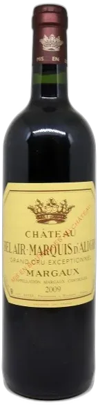 aperçu du vin Château Bel Air Marquis d’Aligre 2009