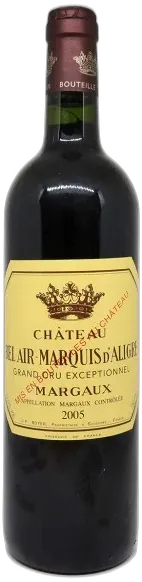 photo du vin Château Bel Air Marquis d’Aligre 2005