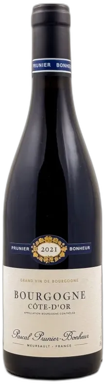aperçu du vin Bourgogne Domaine Pascal Prunier Bonheur Pinot Noir